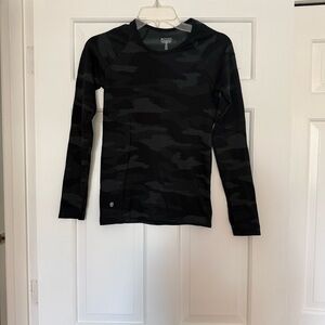 Athleta Speedlight Camo Long Sleeve Top